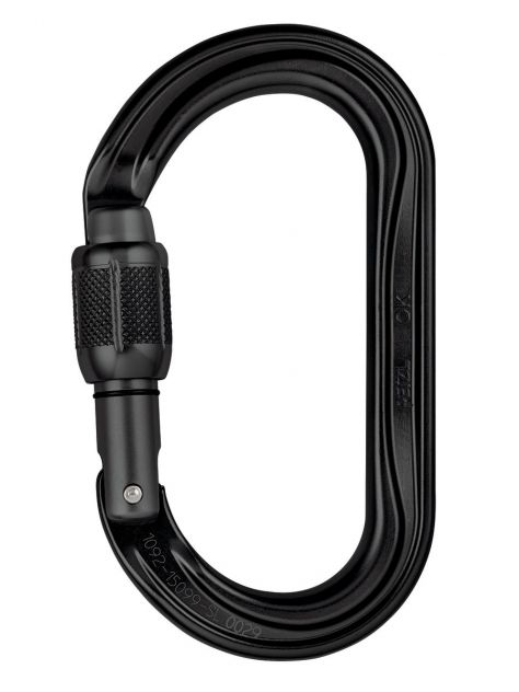 Karabinek OK Screw Lock Petzl czarny