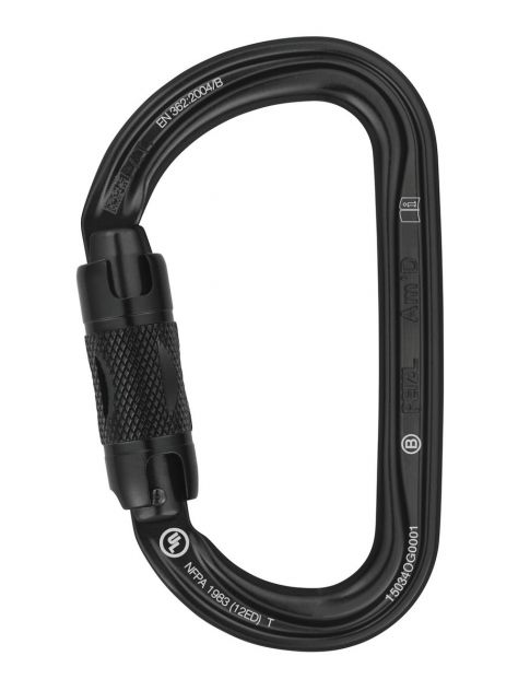 Karabinek AM'D AMD Twist Lock Petzl czarny