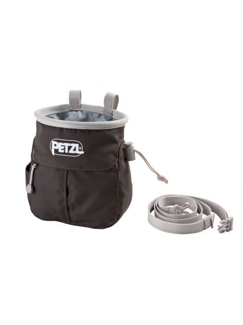 Woreczek na magnezję SakaPoche Petzl szary
