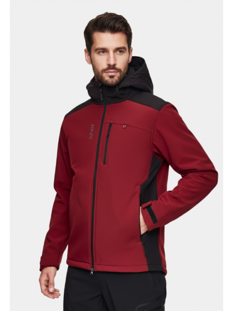 Kurtka soft męska ASO Tactical Alpinus rudo-czarna