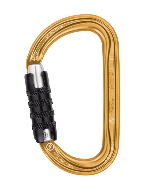 Karabinek AM'D AMD Triact Lock Petzl złoty