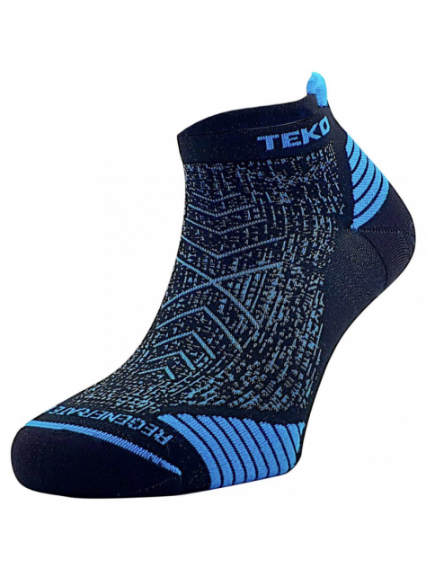 Skarpety ecoRUN Low Half Teko black/dusk