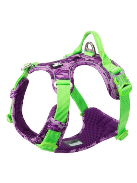 Szelki dla psa Truelove Tropical fioletowe