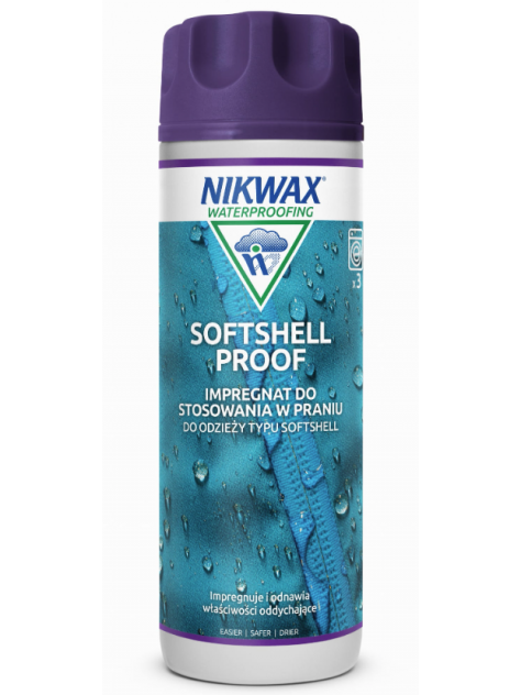 Impregnat do odzieży Nikwax Softshell Proof Wash-In 300 ml