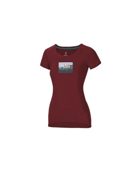 Koszulka Raglan T Woman Ocun czerwona