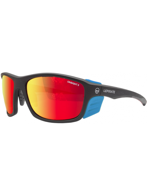 OKULARY FITZ ROY BLACK/RED CAT3 LePirate
