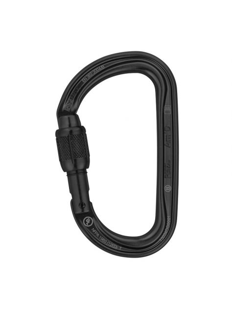 Karabinek AM'D AMD Screw Lock Petzl czarny