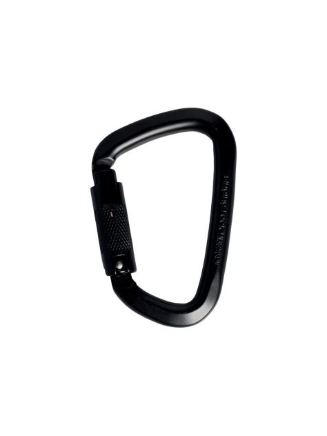 Karabinek D Steel 50kN Triple Lock Singing Rock - Czarny