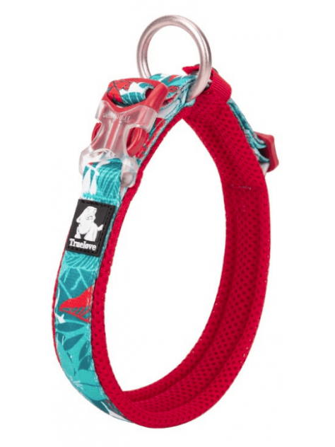 Obroża dla psa Truelove Tropical turkusowa