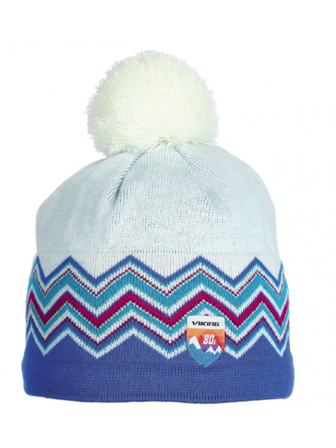 Czapka Maniac Lifestyle Viking biała/niebieska