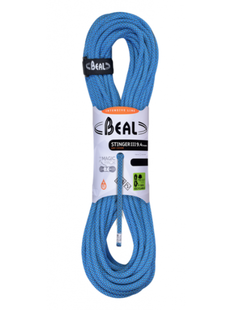 Lina dynamiczna Beal Stinger Unicore 9,4 mm x 70 m Dry Cover Blue