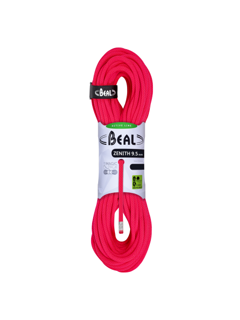 Lina dynamiczna Zenith 9,5 mm Beal 70m solid pink