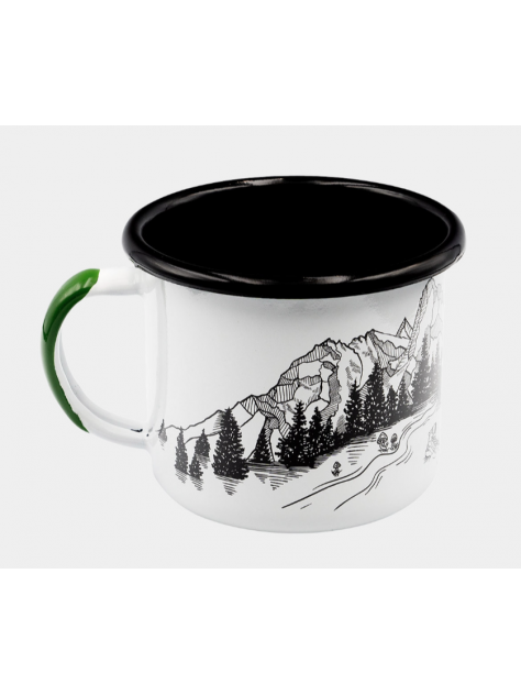 Kubek emaliowany Alpinus niedźwiedź 350 ML