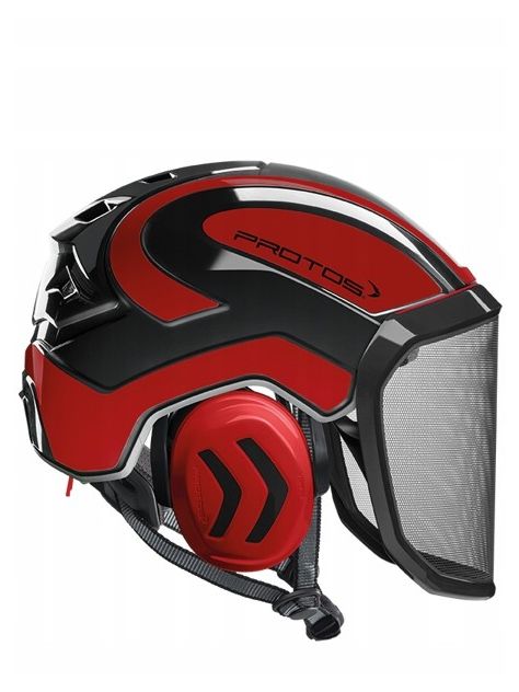 Kask arborystyczny Protos Integral Arborist Pfanner red-black