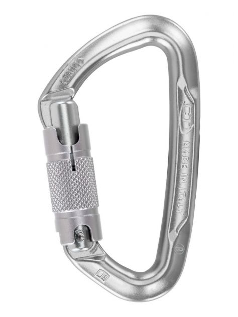 Karabinek  Lime CF WG (Twist Lock) Climbing Technology srebrny