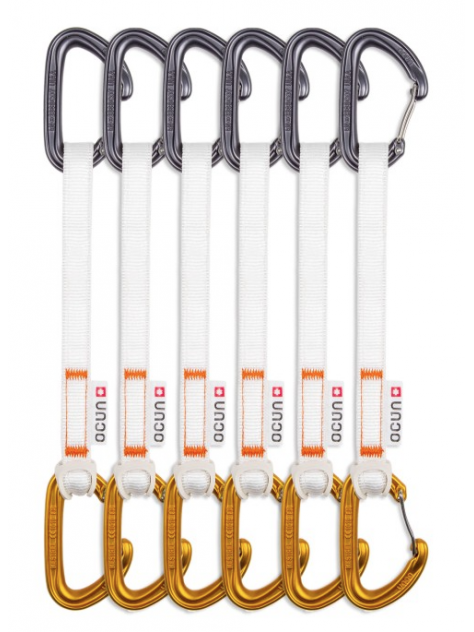 Zestaw ekspresów 6x KESTREL QD BIO-DYN-RING 15mm 20cm Ocun