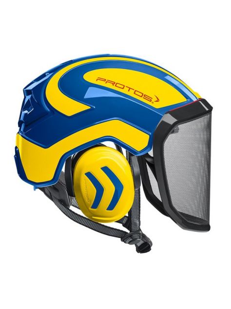 Kask arborystyczny Protos Integral Arborist Pfanner blue-yellow