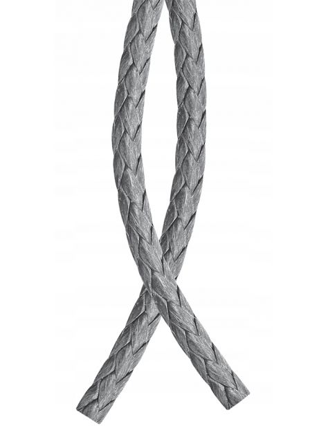 Lina żeglarska D-F3 12mm Lanex szara 1m
