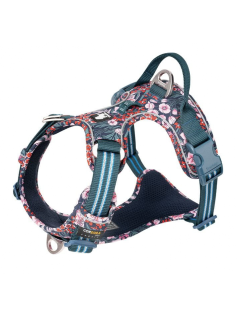 Szelki dla psa Blossom Premium granatowo-czerwone Truelove