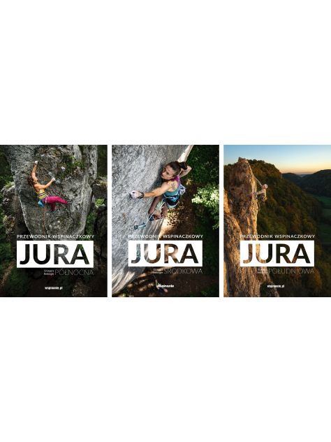 Zestaw przewodników wspinaczkowych Jura Północna/Południowa/Środkowa