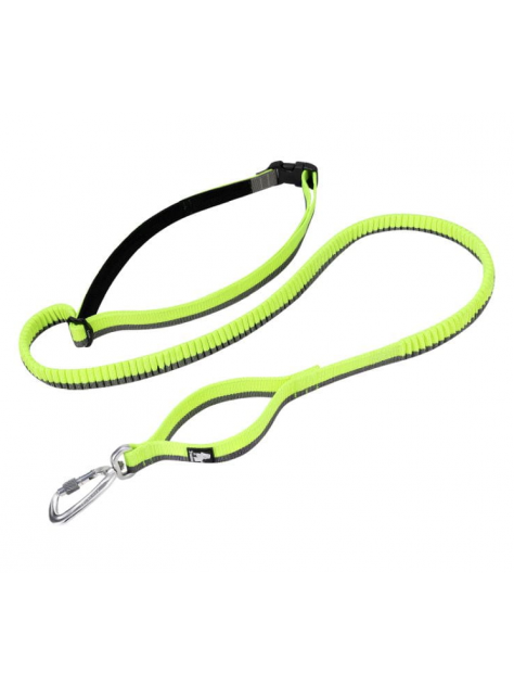 Smycz dla psa z miękkim amortyzatorem Truelove Dogi żółta 2m