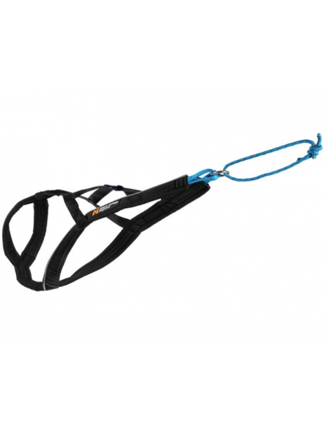 Szelki zaprzęgowe dla psa Nansen Home 5.0 Non-Stop – czarne (rozmiar 8)