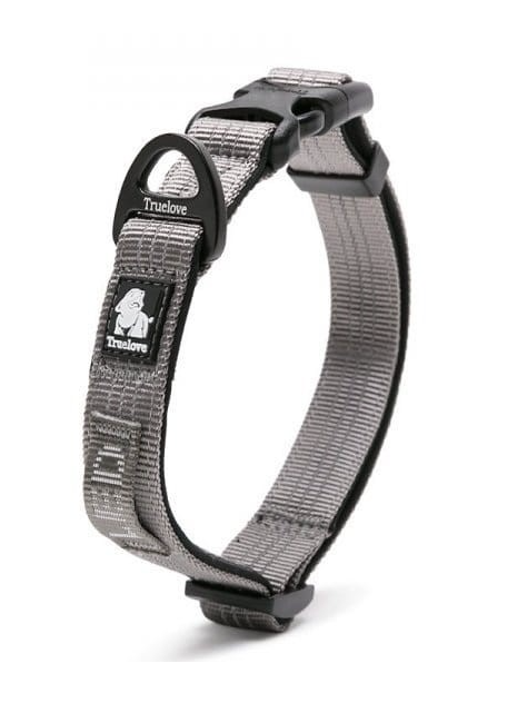 Obroża dla psa Truelove Lumen szara