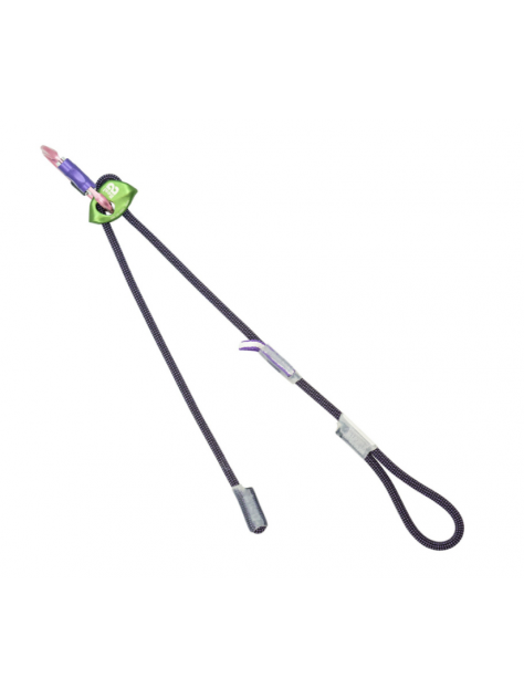 Lonża regulowana Expresso Fit Matt Pink z karabinkiem (2 punkty wpięcia) 35/40-100 cm