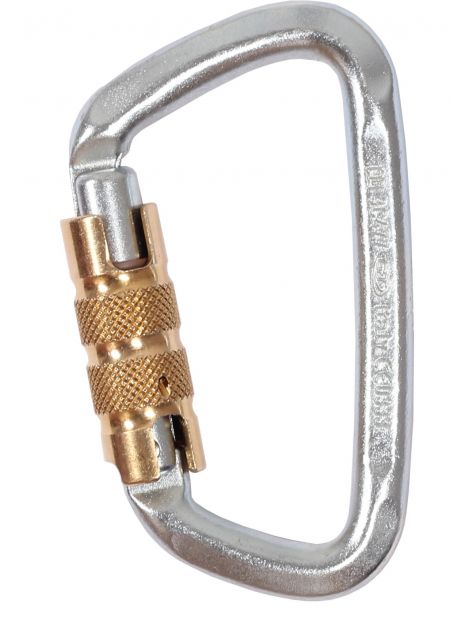 Karabinek D-Shape Steel TG (Triplex) Climbing Technology