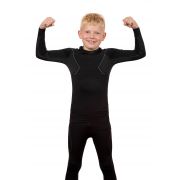 Bielizna termoaktywna dziecięca Active Set Junior Alpinus czarna