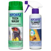 Zestaw do pielęgnacji odzieży i sprzętu Twin Tech Wash/TX.Direct Spray-On Nikwax