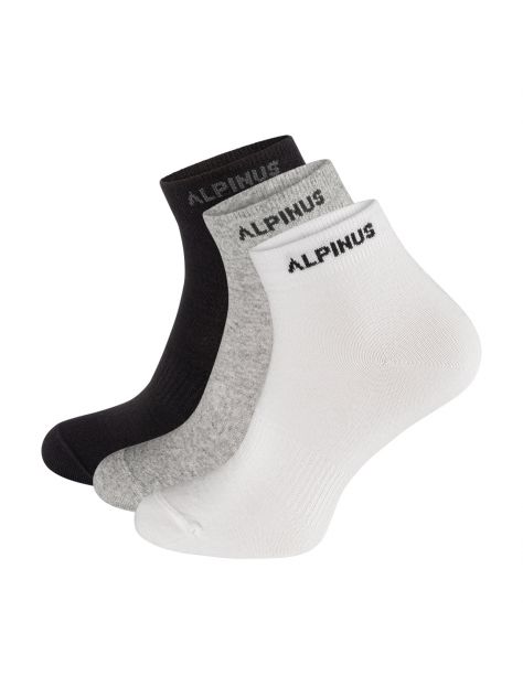 Skarpety Puyo 3pack Alpinus czarne/szare/białe