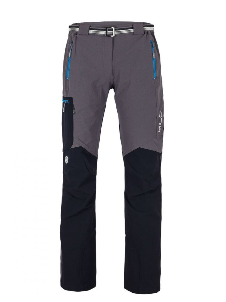 Spodnie górskie Vino Lady Milo grey/black/blue zips