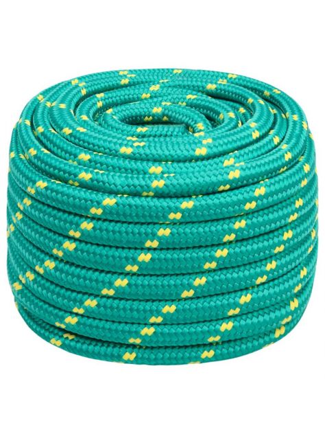 Lina pleciona polipropylenowa 16mm Alpintech zielona 1mb