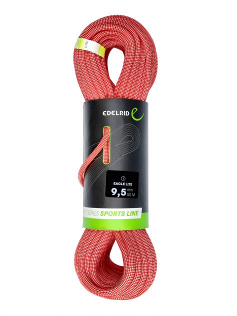 Lina dynamiczna Eagle Lite 9,5mm Edelrid 50m red