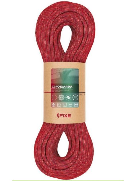 Lina dynamiczna Foixarda 9.8mm 60m Fixe red