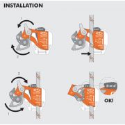Przyrząd zaciskowy kostkowy Quick Tree CT lewy