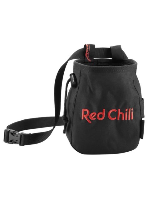 Woreczek na magnezję Chalk Bag Giant Red Chili black