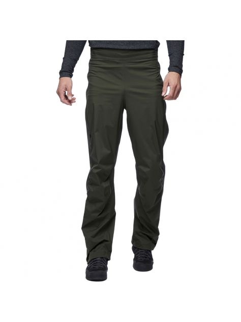 Spodnie męskie Stormline Stretch Full Zip Rain Pants Black Diamond – cypress