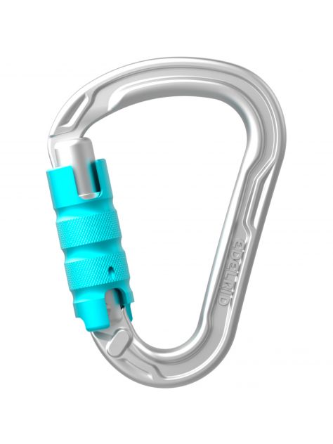 Karabinek HMS Strike Triple II Edelrid silver