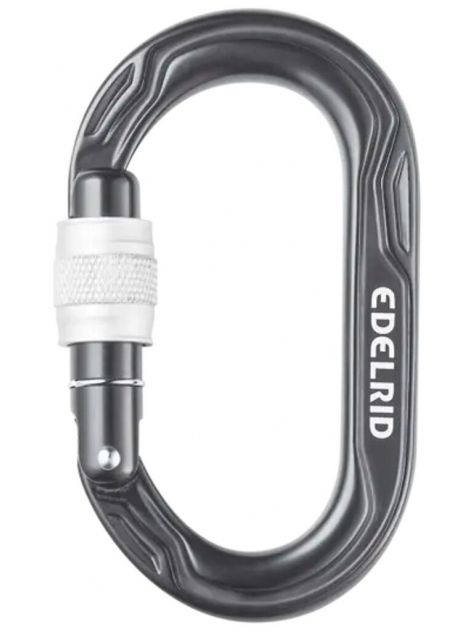 Karabinek Kiwi Screw Lock Edelrid anthracite