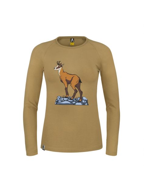 Koszulka damska Varena Alpinus brązowa