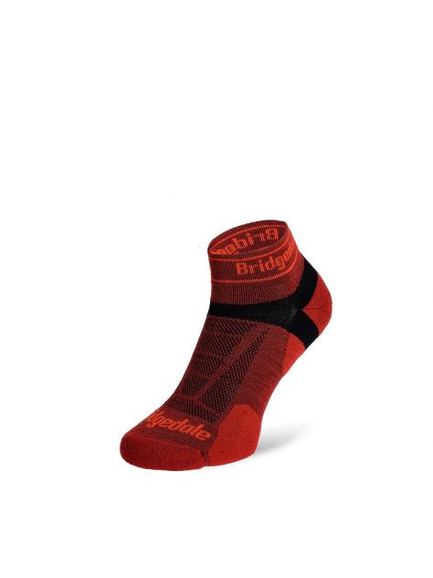Skarpety do biegania Ultra Lt T2 Merino Sport Low Bridgedale red